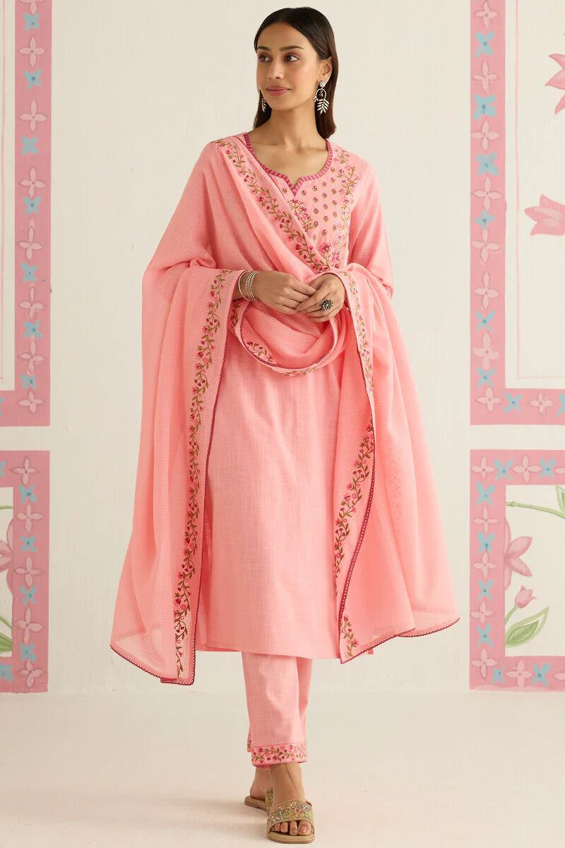 Surplus: Mehraab Mahi Pink Narrow Pants