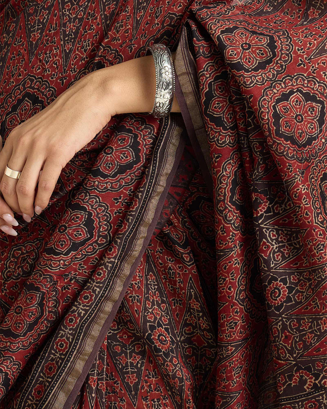 Surplus: Sehra Nahida Ajrakh Chanderi Saree
