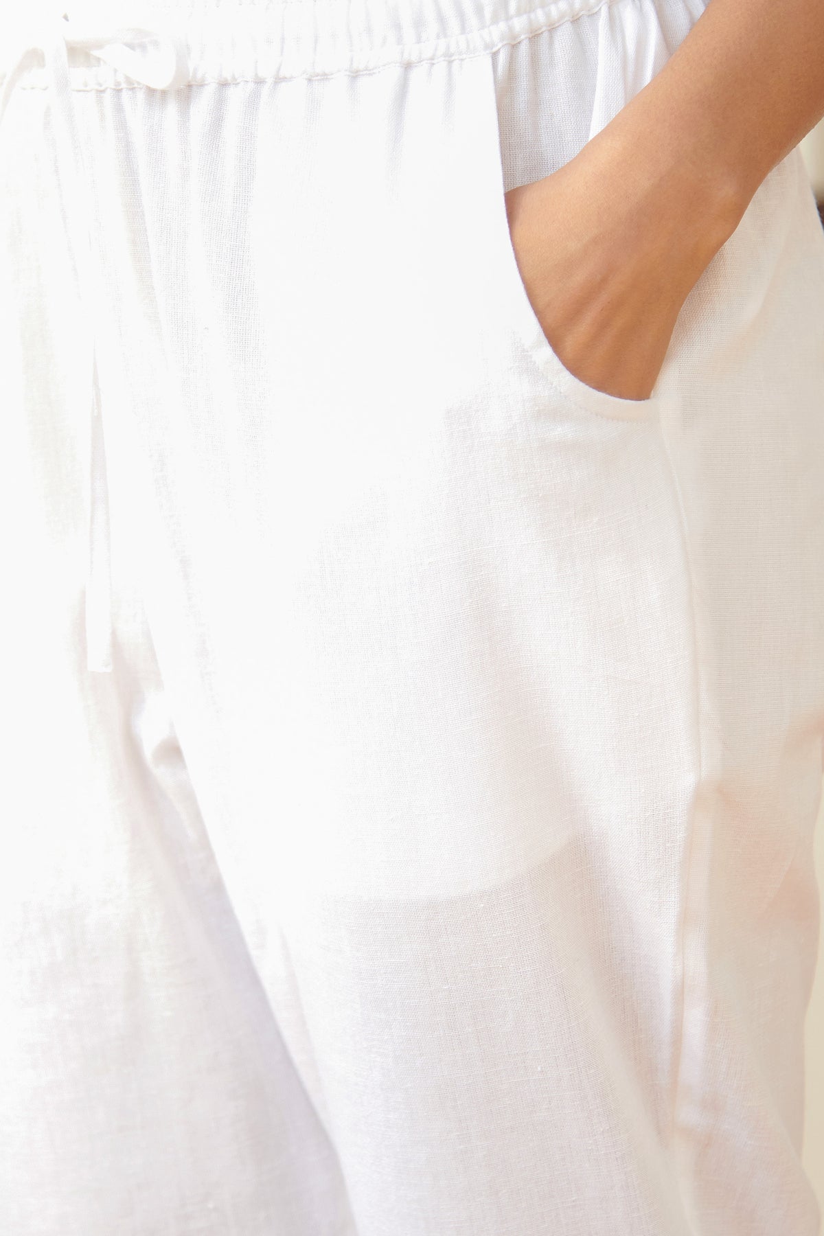 Kashida Parisa White Narrow Pants