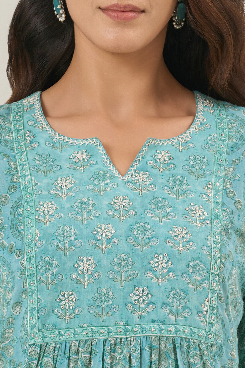 Neelofar Shireen Sanganeri Kurta
