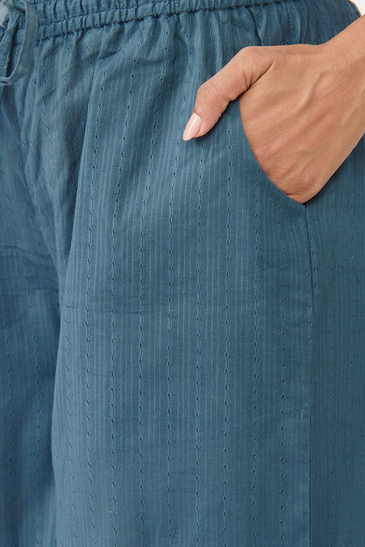 Roza Tasnim Blue Palazzo