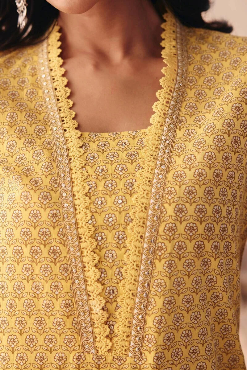 Surplus: Gulraiz Saisha Sanganeri Kurta