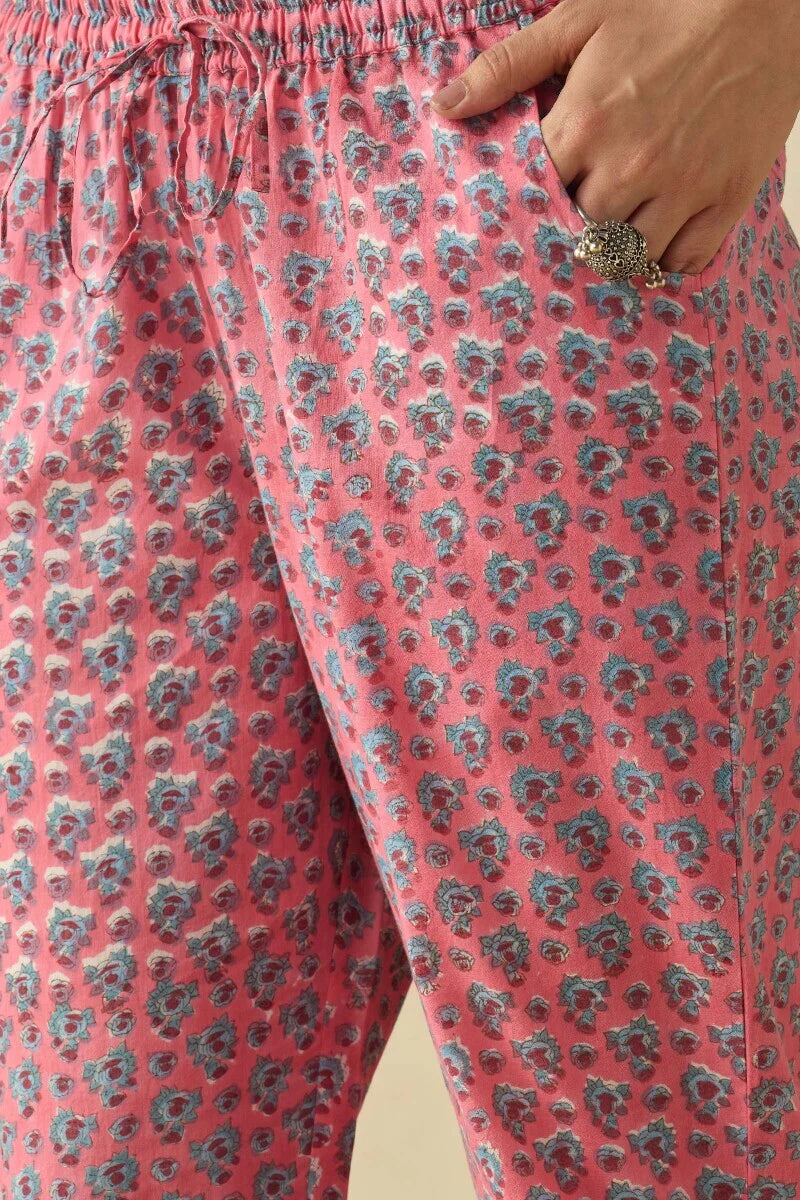 Surplus: Gulbarg Aiza Sanganeri Narrow Pants