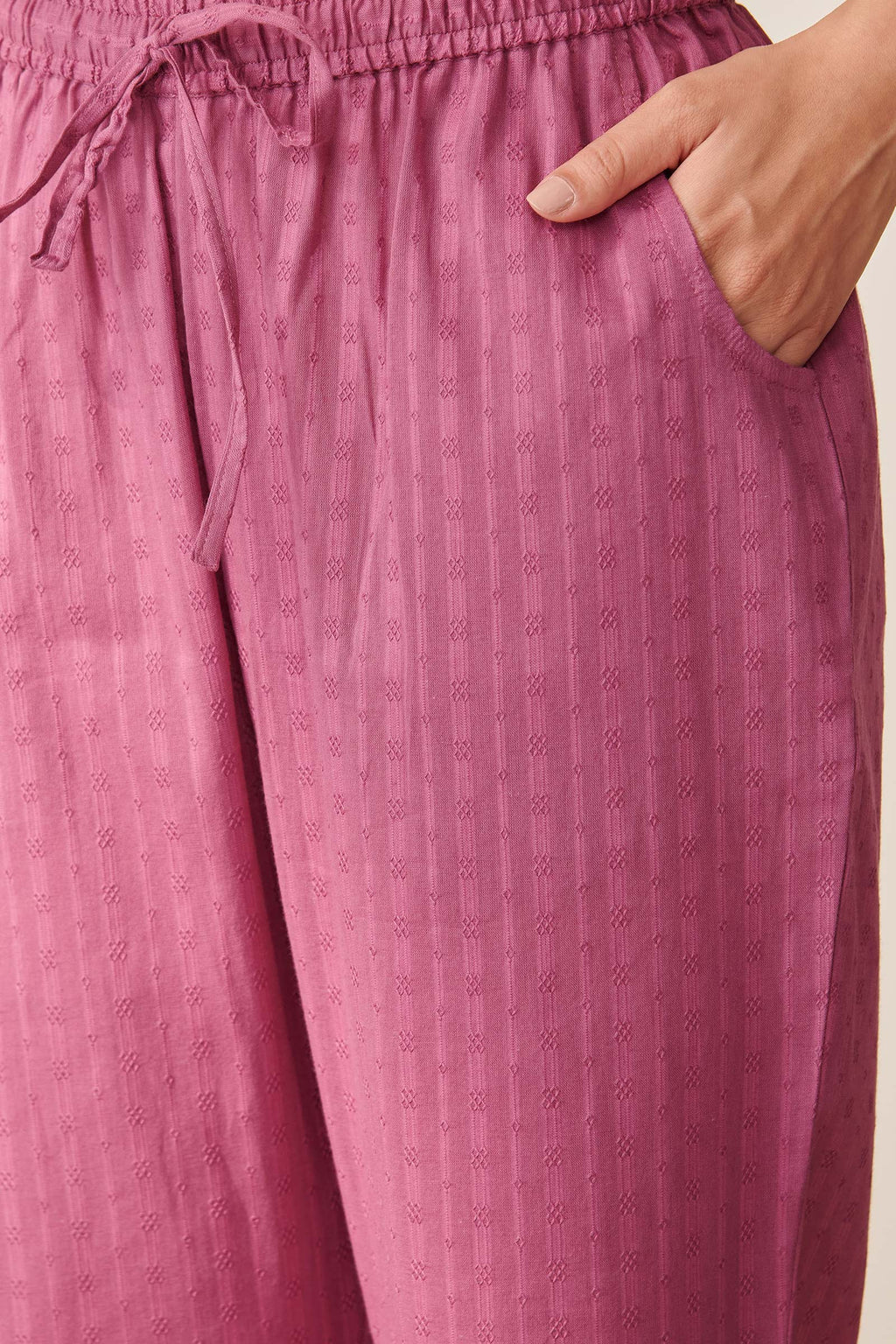 Mehraab Nisa Purple Narrow Pants