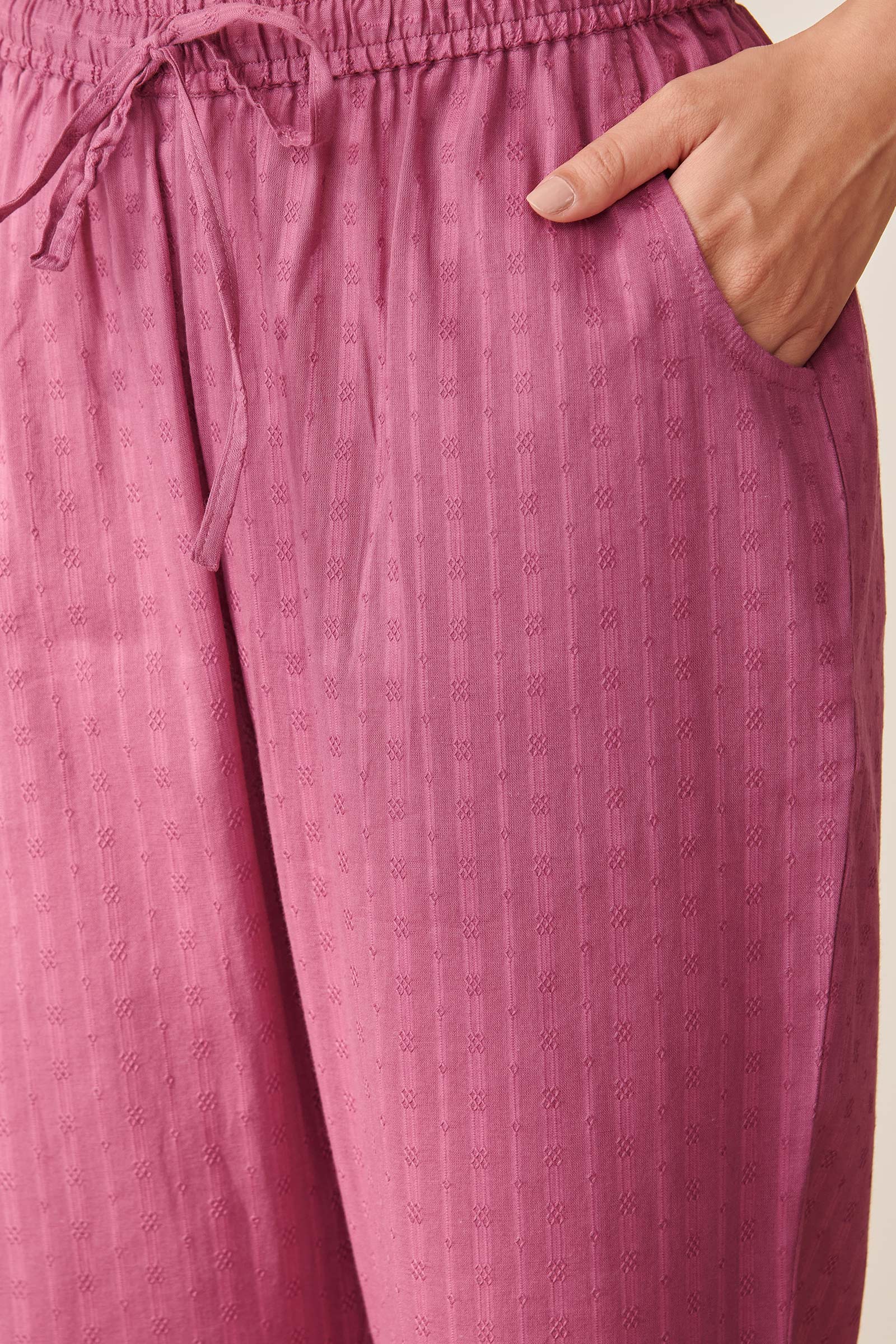 Mehraab Nisa Purple Narrow Pants