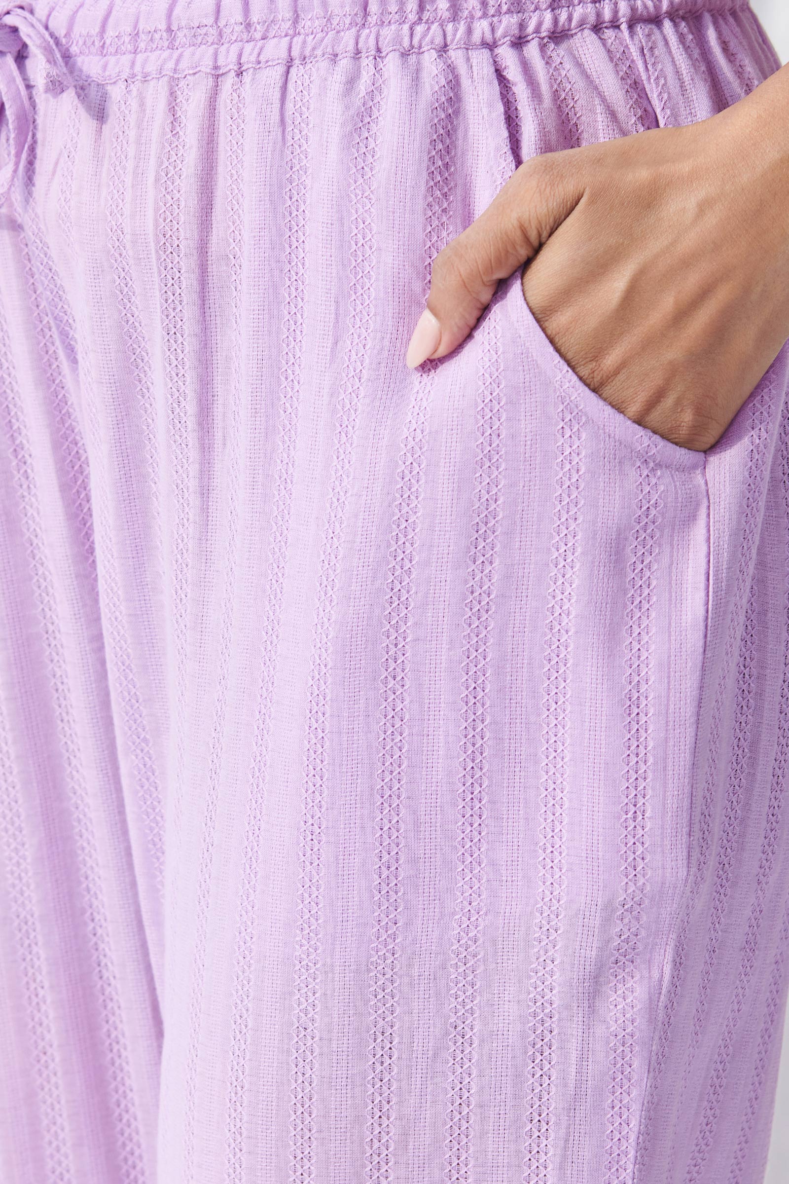 Roza Rumi Purple Narrow Pants