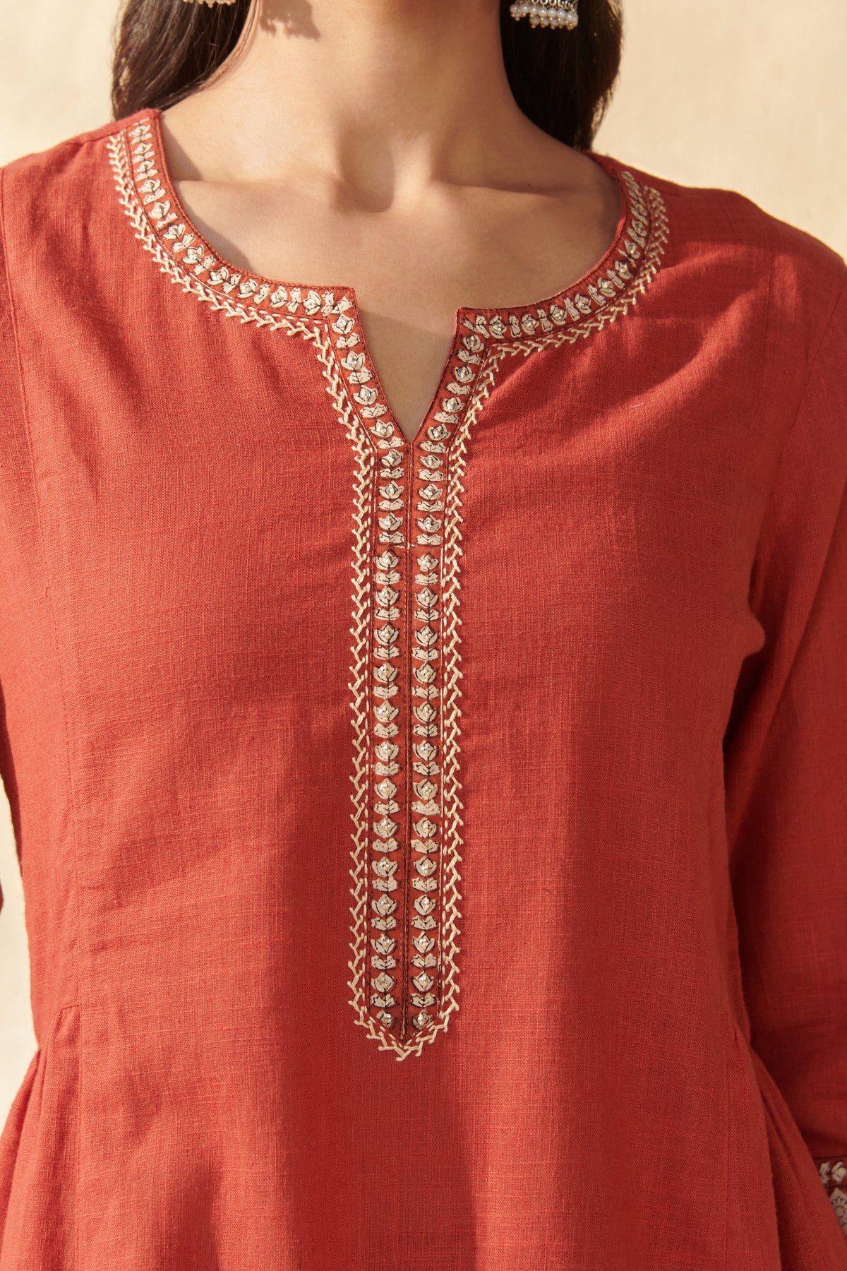 Sehra Zeinab Bagru Kurta