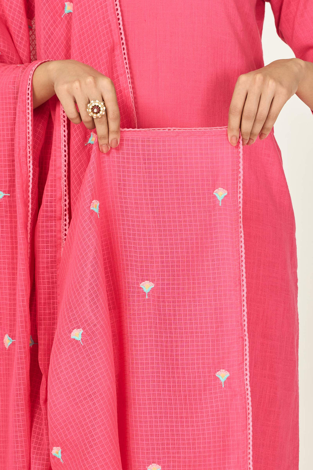 Roza Zara Pink Dupatta