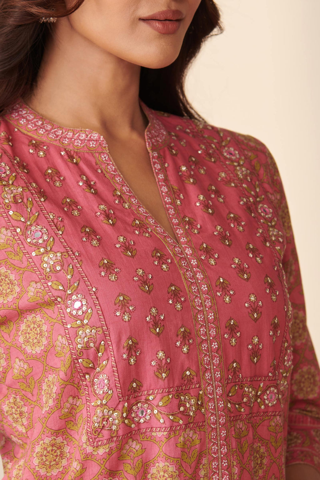 Gauhar Fizah Sanganeri Kurta