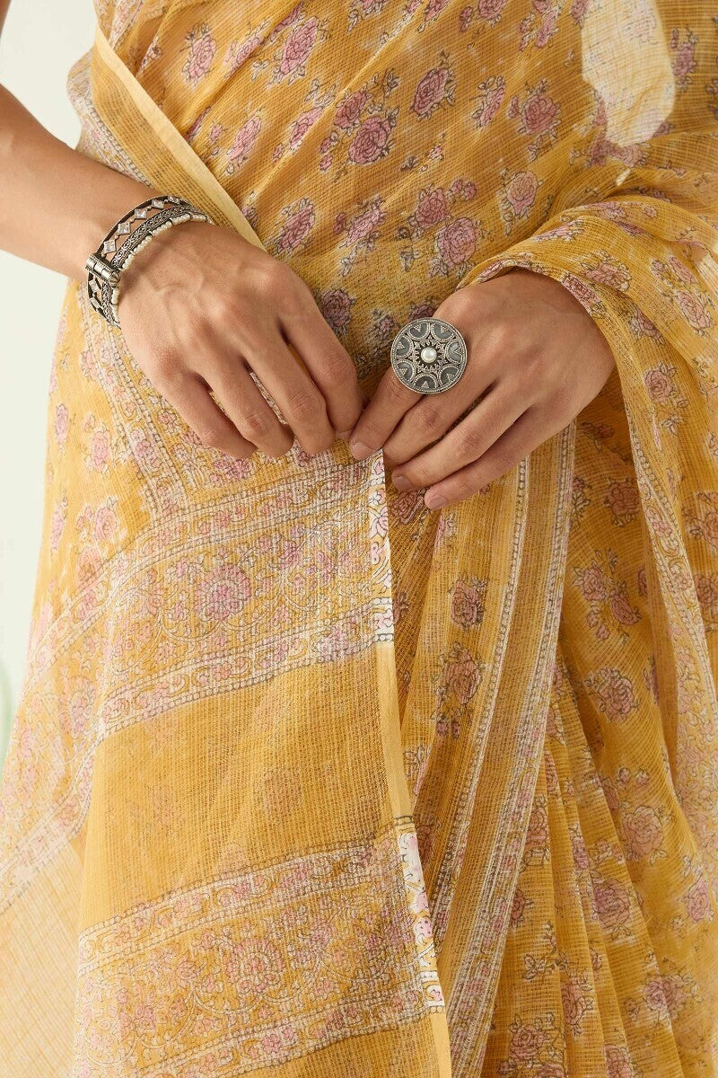 Gul Bano Ferozah Kota Silk Saree