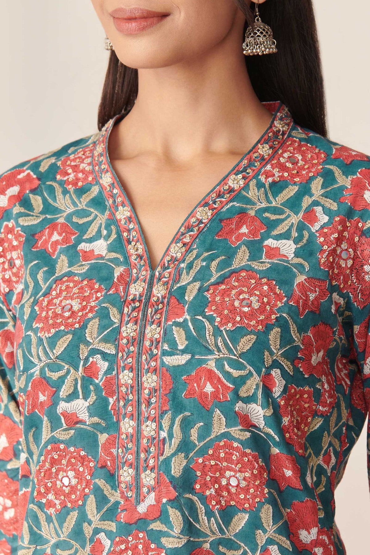 Zahira Farah Sanganeri Kurta