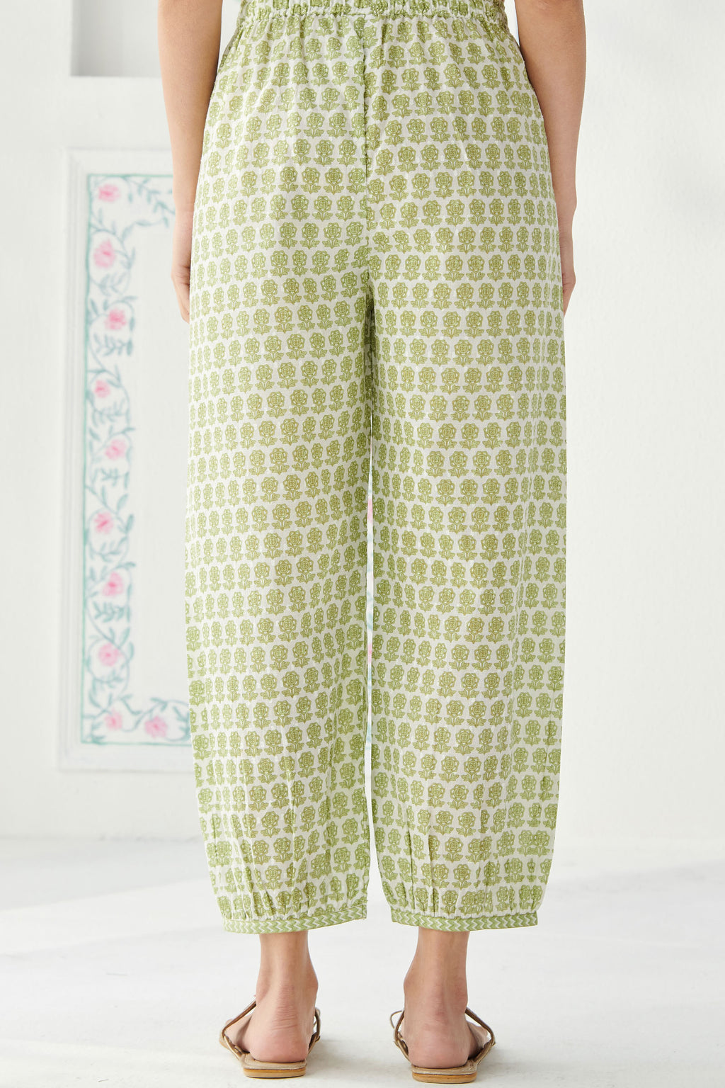 Gulbahar Mehreen Sanganeri Izhaar Pants