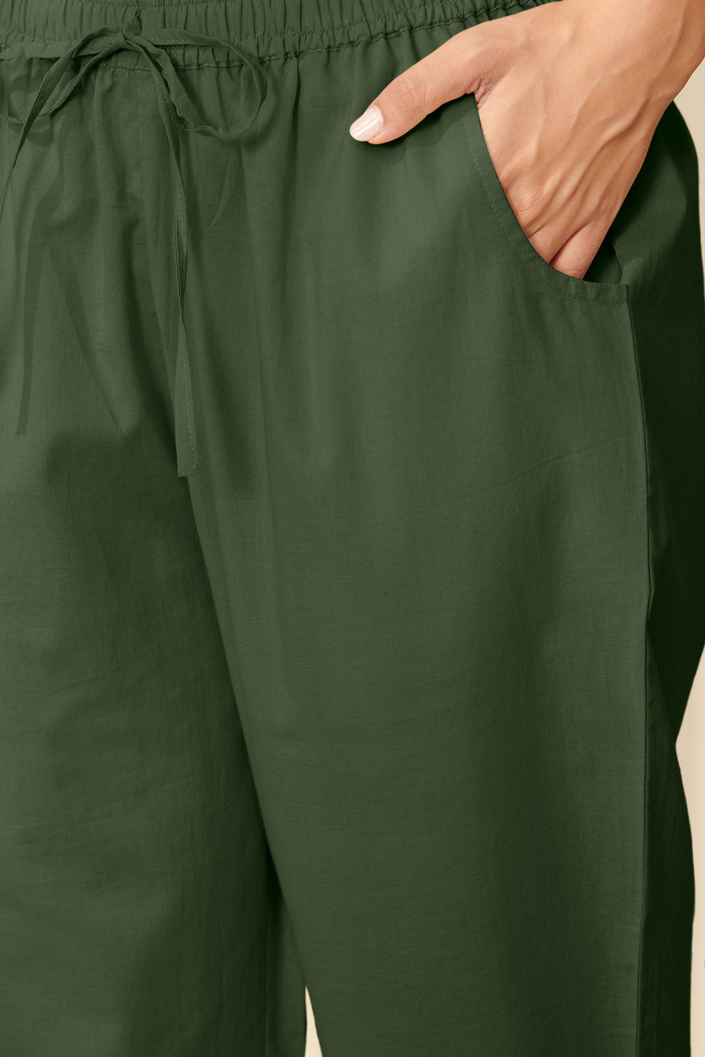 Roza Rosana Green Narrow Pants