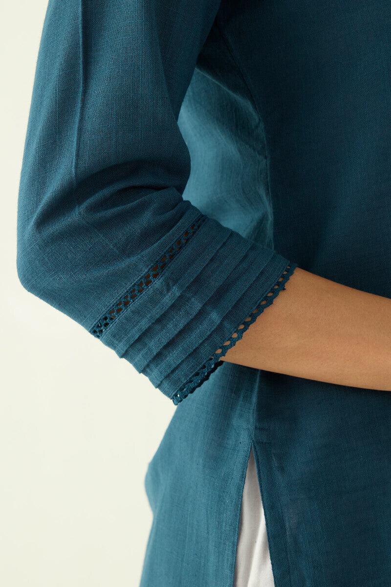 Roza Seerat Blue Top