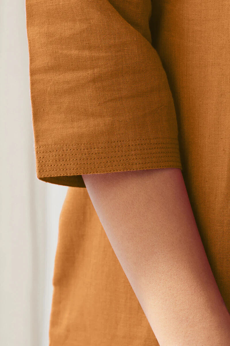 Roza Zoya Rust Kurta