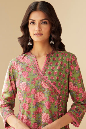 Rosheen Zeenat Sanganeri Kurta