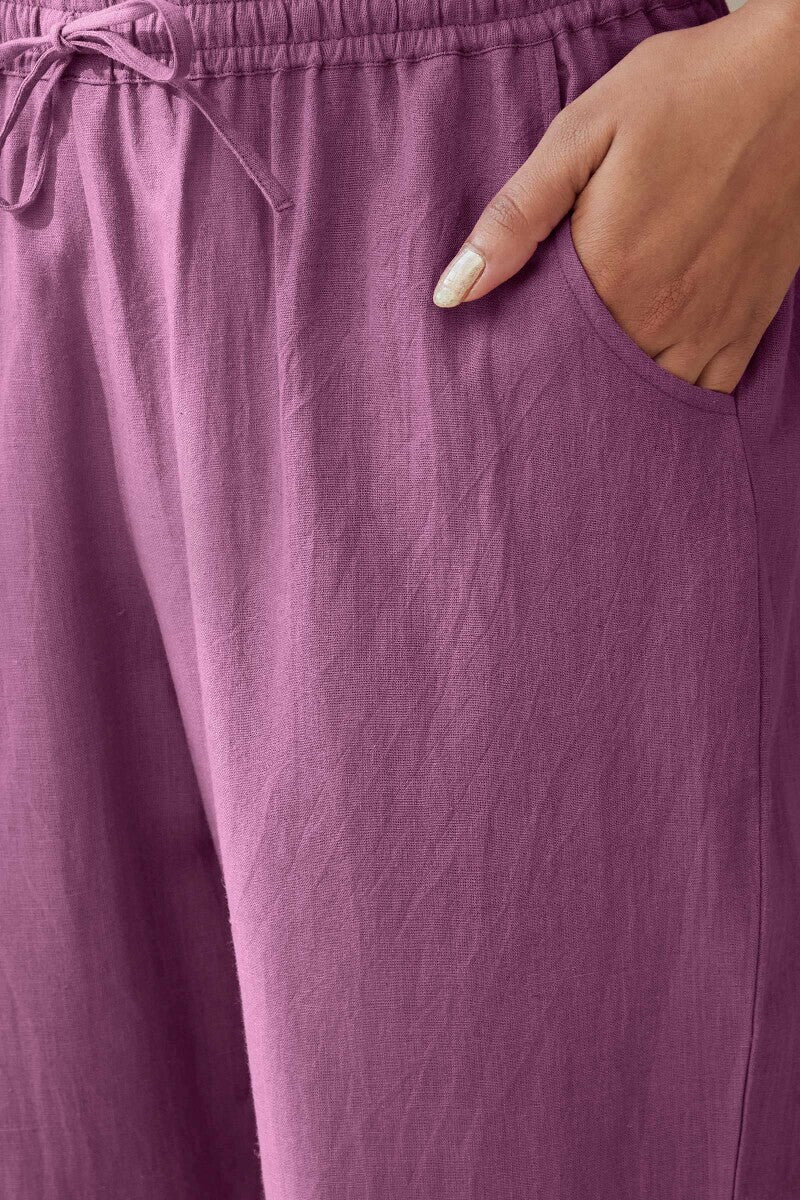 Roza Seher Orchid Purple Narrow Pants
