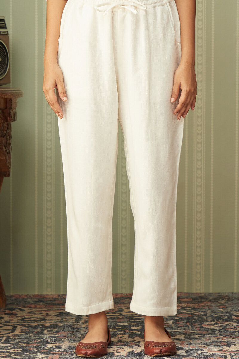 Naadirah Sehreen Faux Wool Narrow Pants