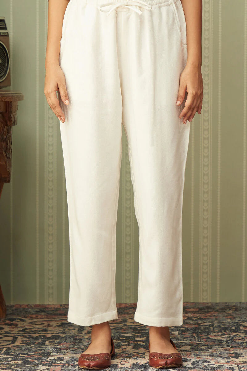 Naadirah Sehreen Faux Wool Narrow Pants