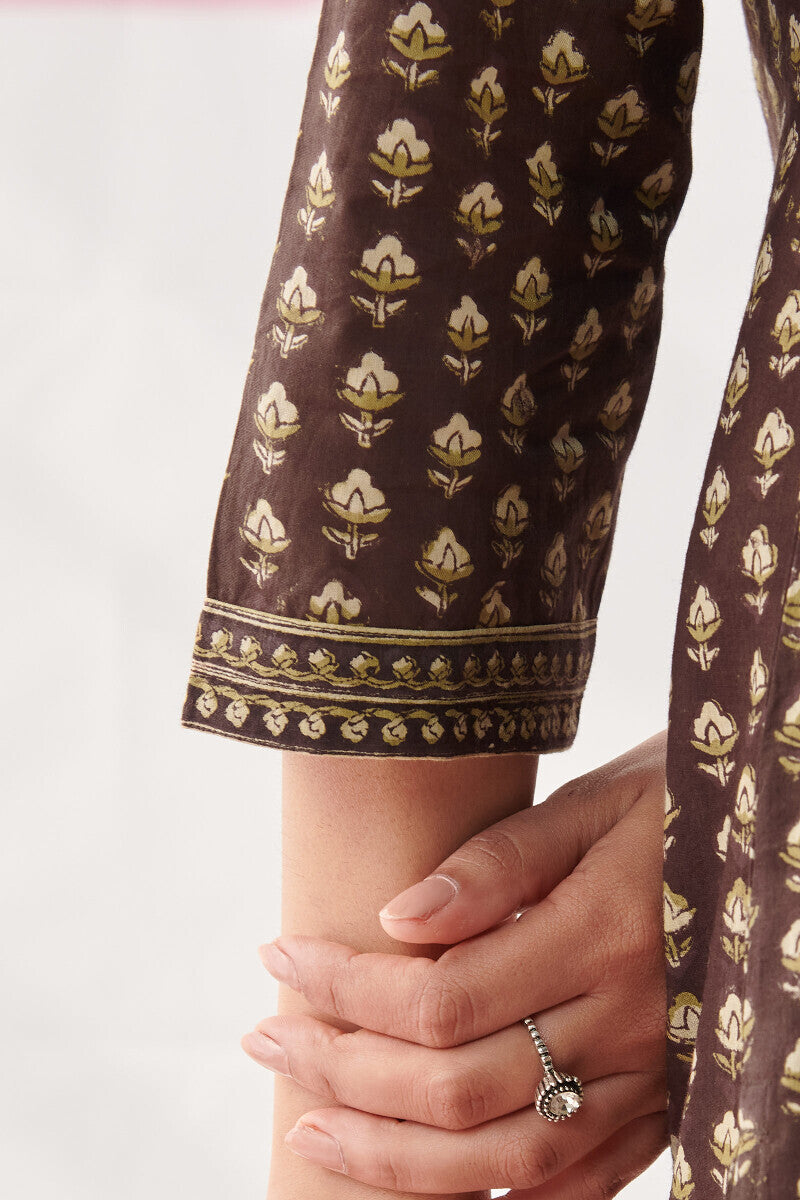 Sehra Mahi Bagru Kurta