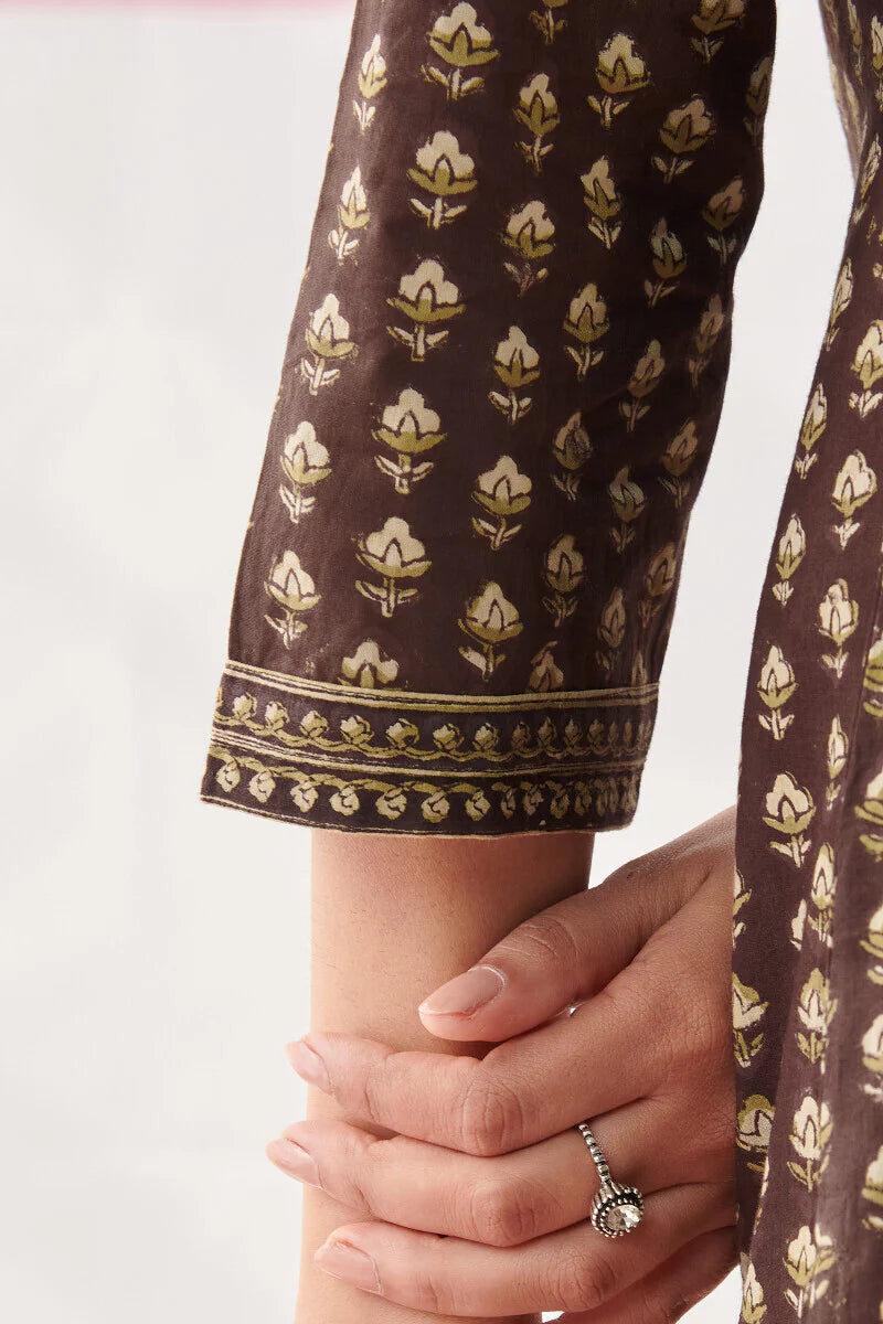 Sehra Mahi Bagru Kurta