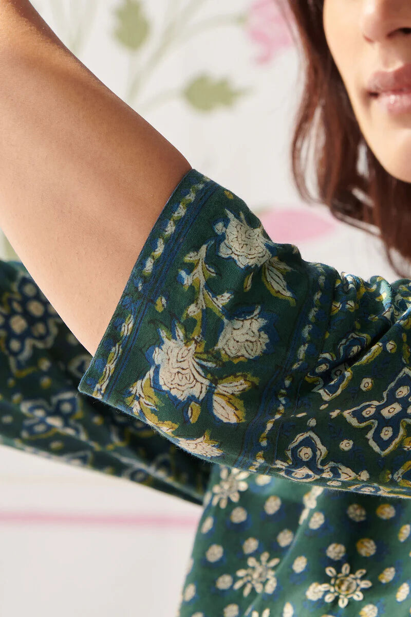 Sehra Mahreen Bagru Kurta