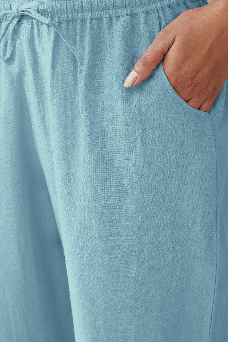 Surplus: Mirza Sehreen Blue Narrow Pants