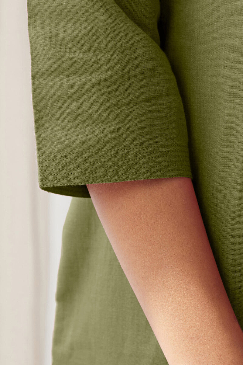 Rosheen Zinat Green Kurta