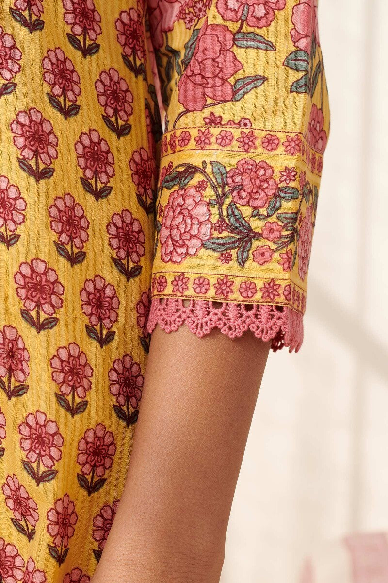 Rosheen Samaira Sanganeri Kurta