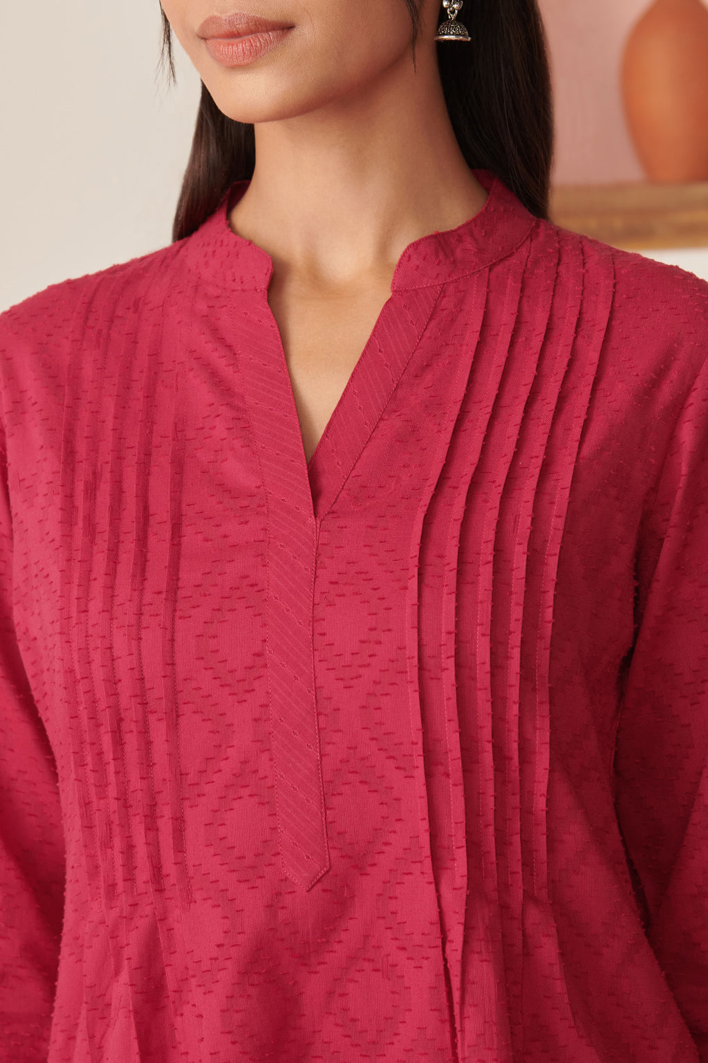 Roza Rosana Berry Pink Kurta