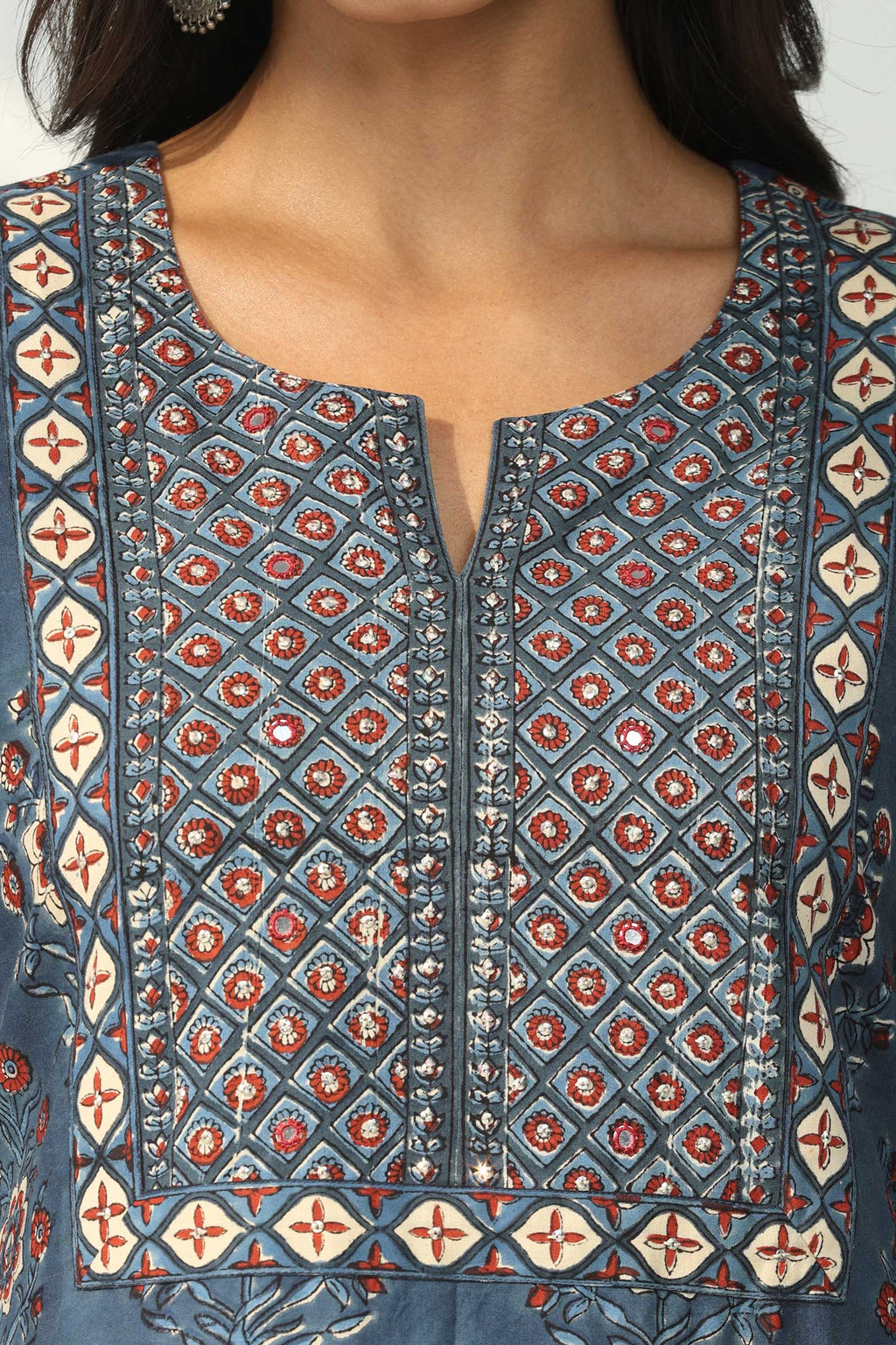 Sehra Wahida Bagru Kurta