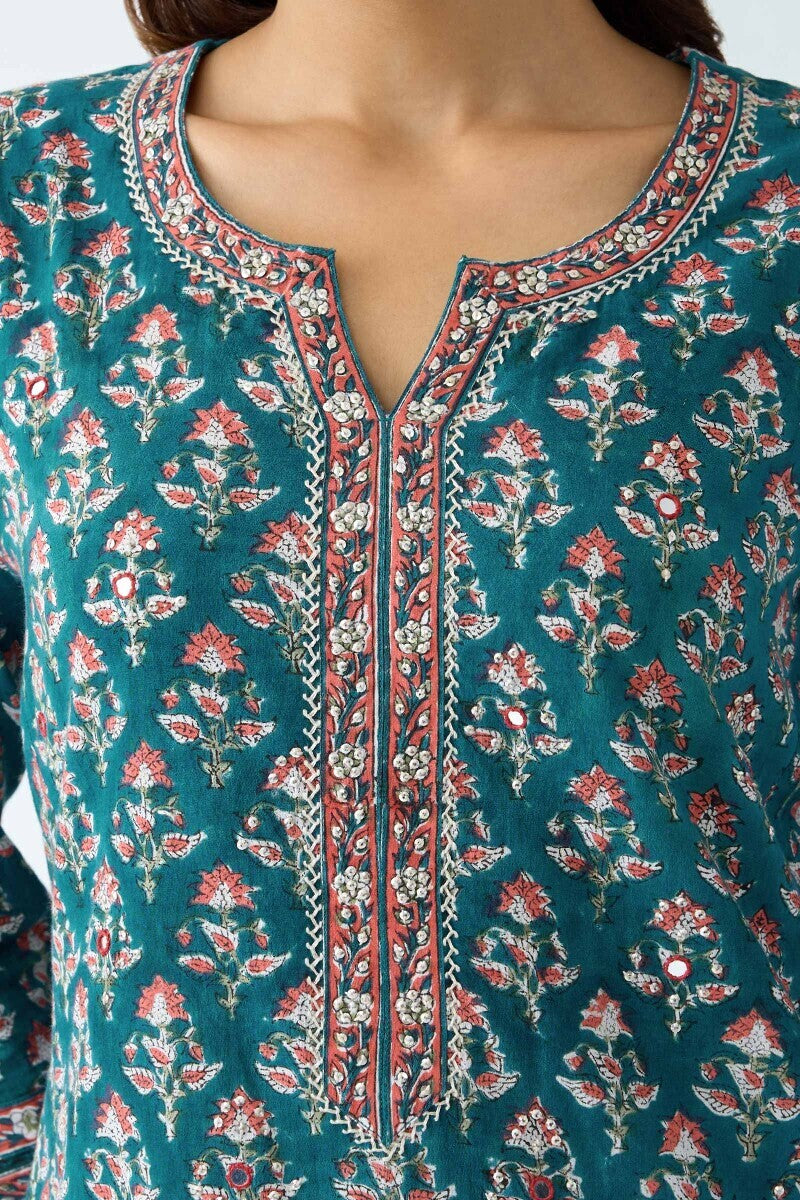 Gauhar Zeenat Sanganeri Kurta