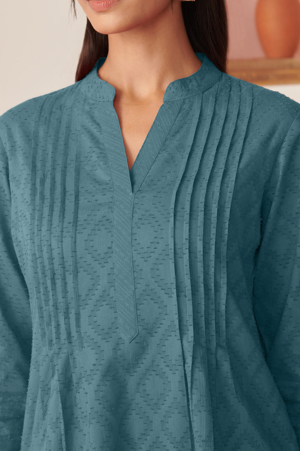 Roza Azarin Vintage Blue Kurta