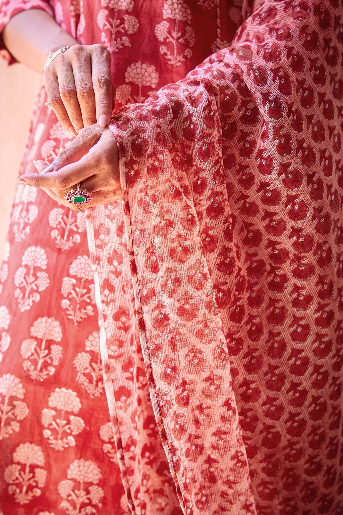 Gulbarg Nazma Sanganeri Dupatta