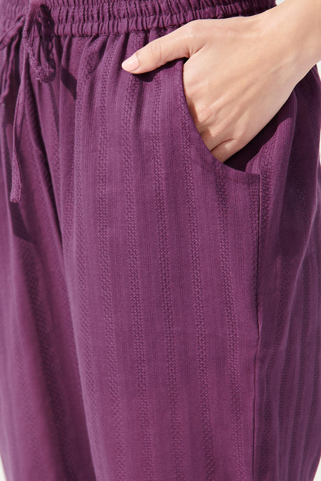Surplus: Roza Mirza Purple Narrow Pants