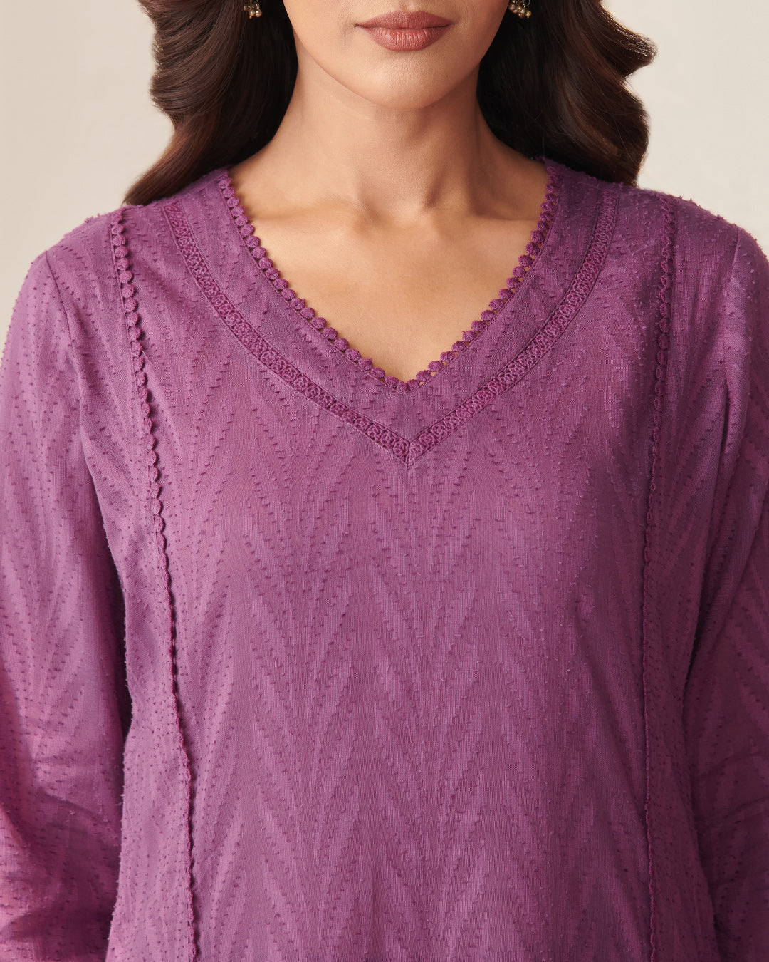 Roza Aasma Mauve Kurta