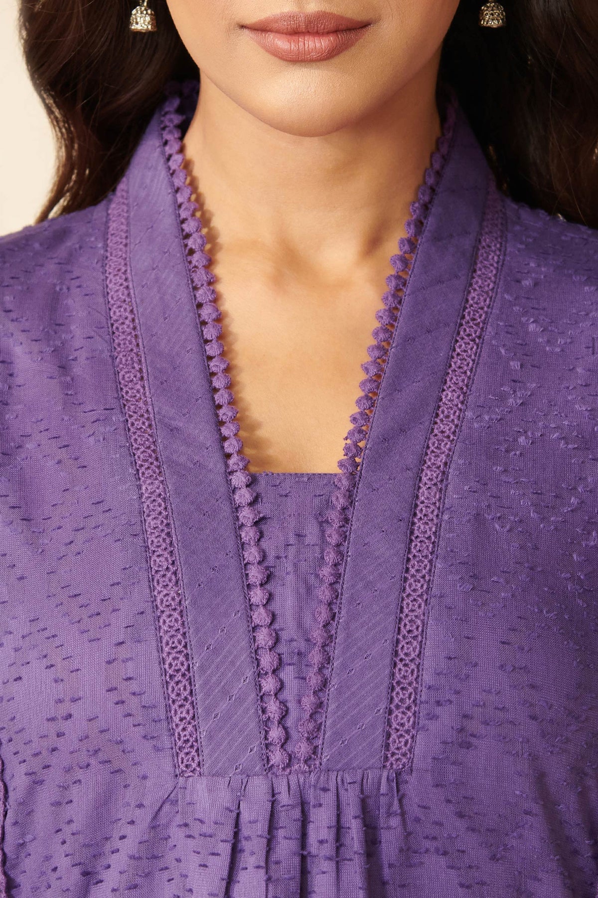 Roza Rosana Purple Kurta