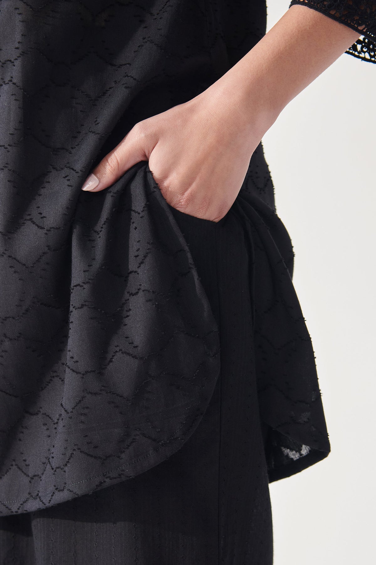 Mumtaz Nazma Black Co-Ord Set