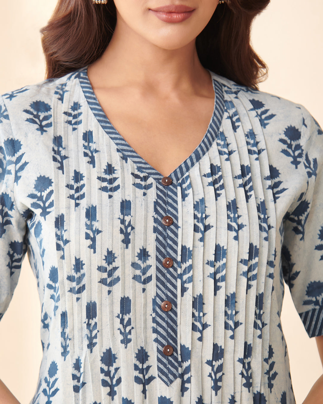 Sehra Zeena Bagru Dabu Dress