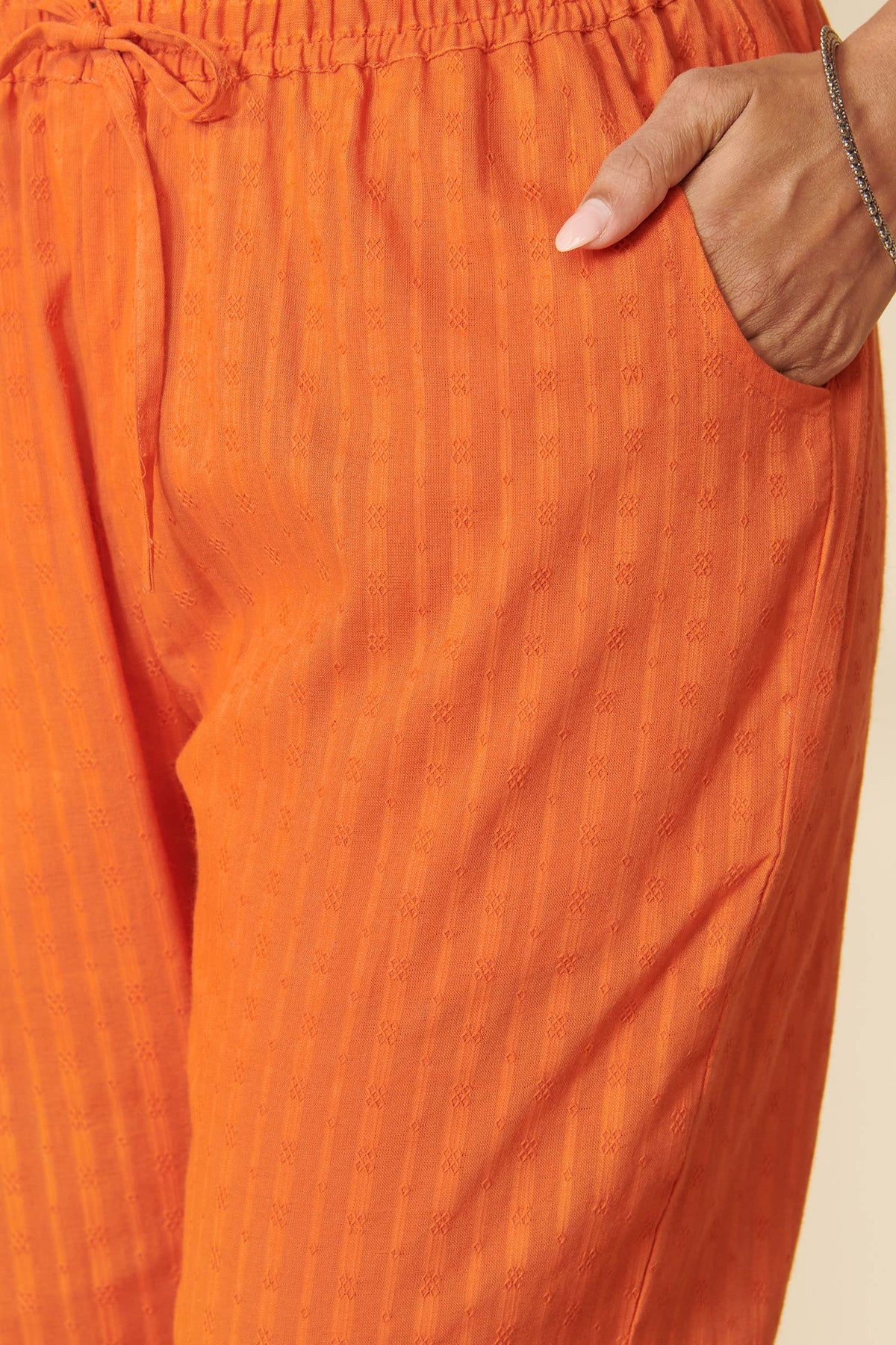 Roza Omaira Orange Narrow Pants