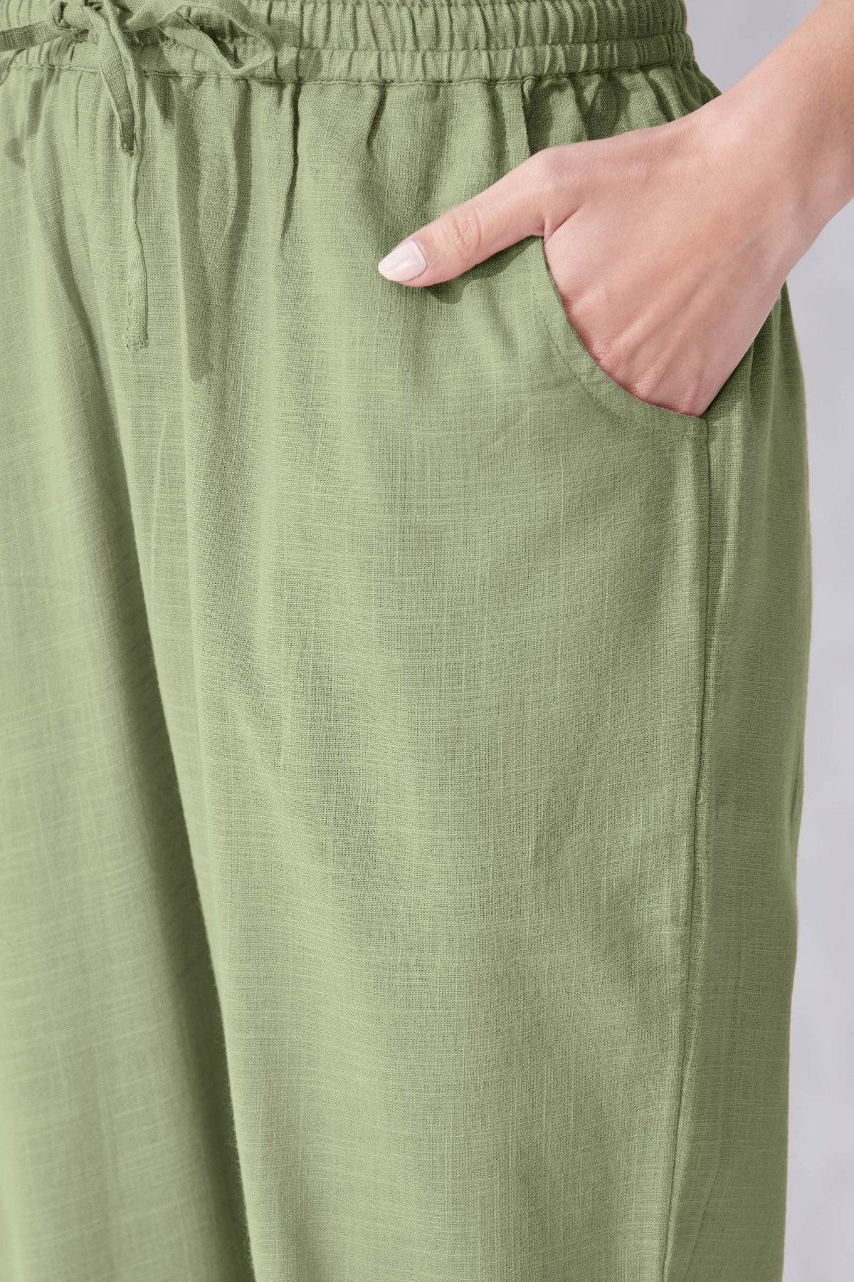 Roza Alia Green Narrow Pants