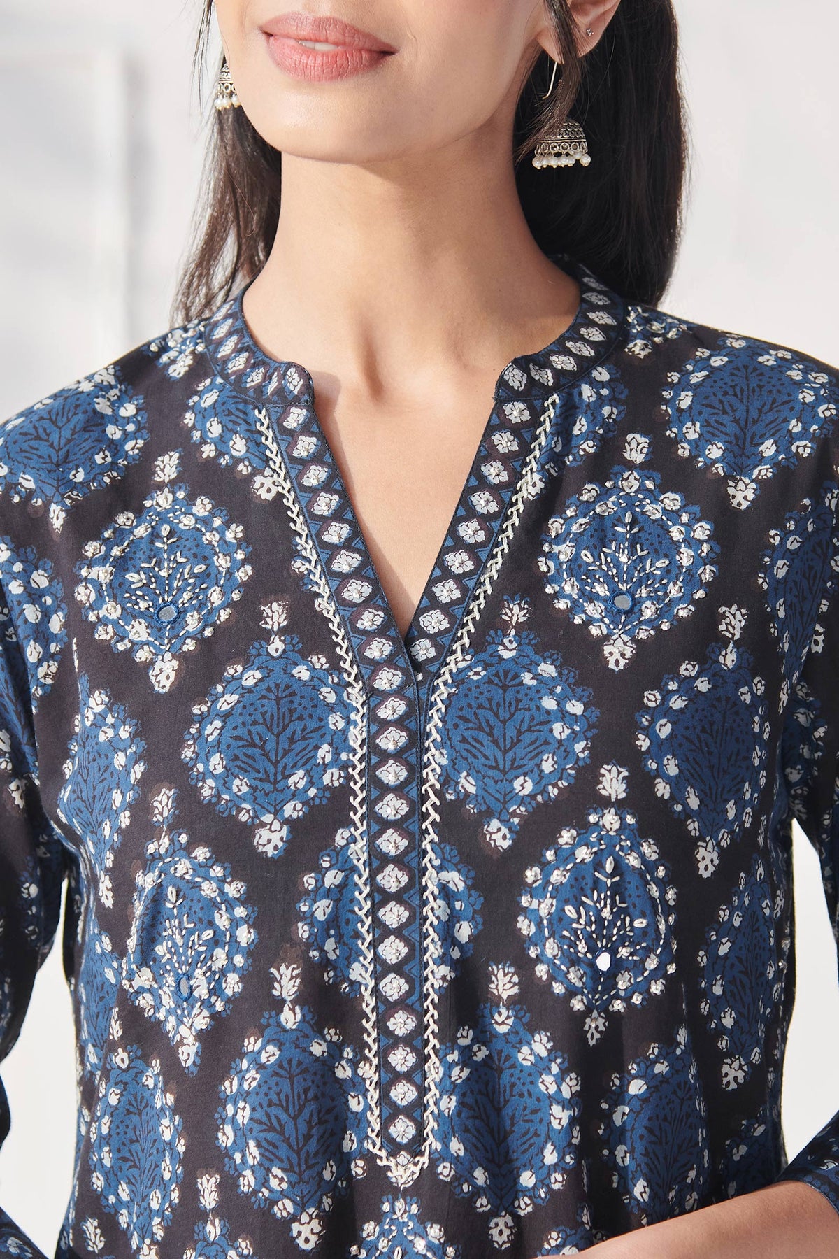 Sehra Jasmina Bagru Kurta