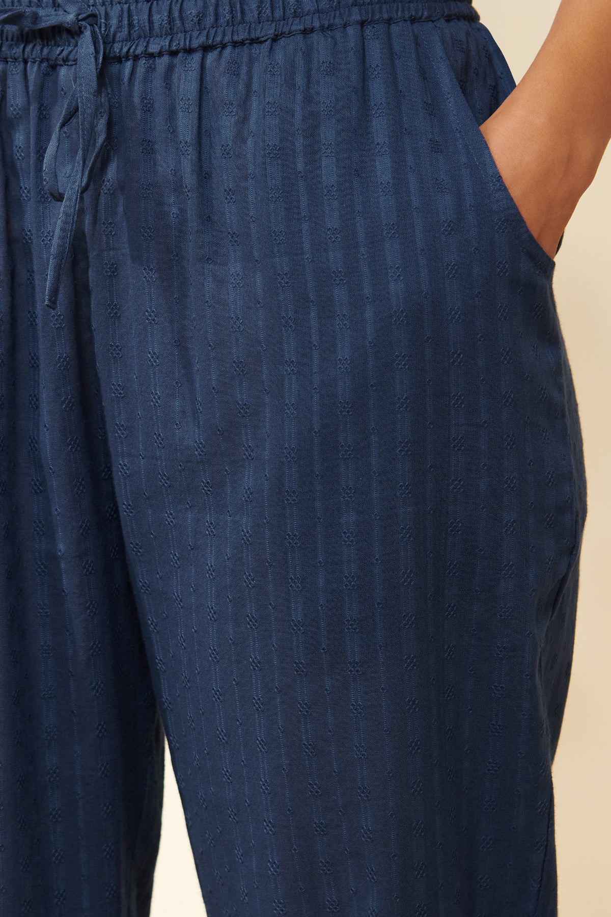 Roza Reema Royal Blue Narrow Pants