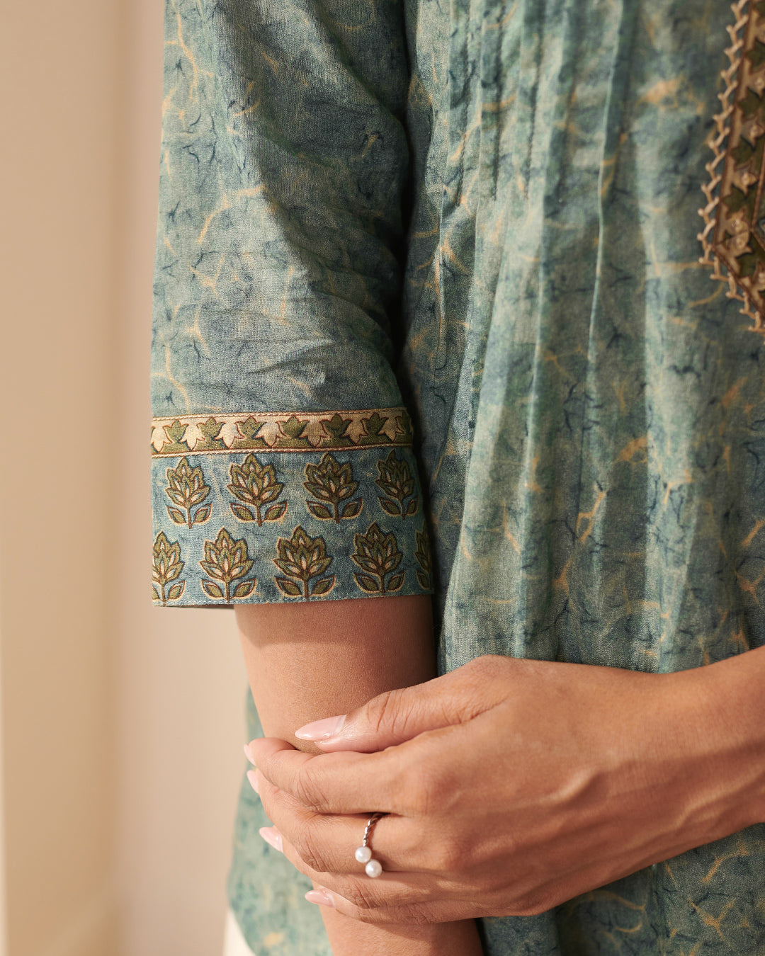 Rangrez Nasrin Blue Top
