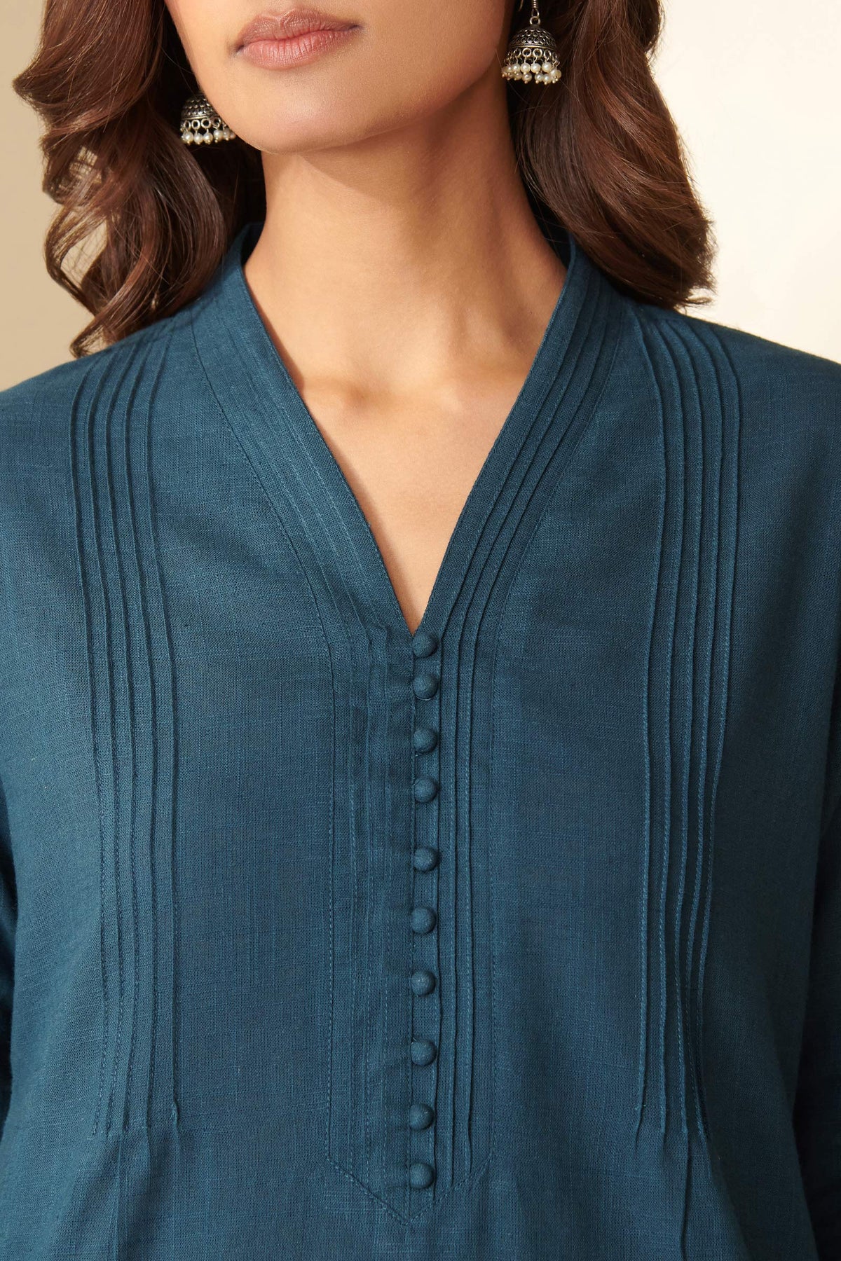 Roza Amina Blue Kurta