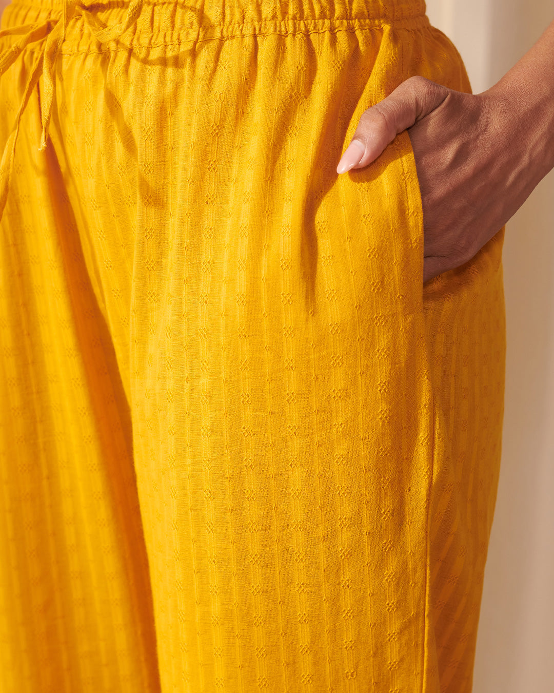 Roza Sanya Surajmukhi Yellow Pants