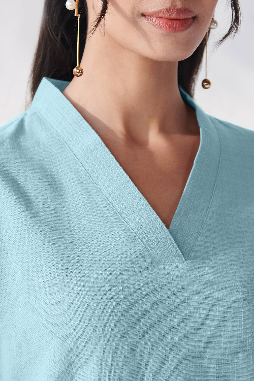 Roza Shaheen Blue Kurta