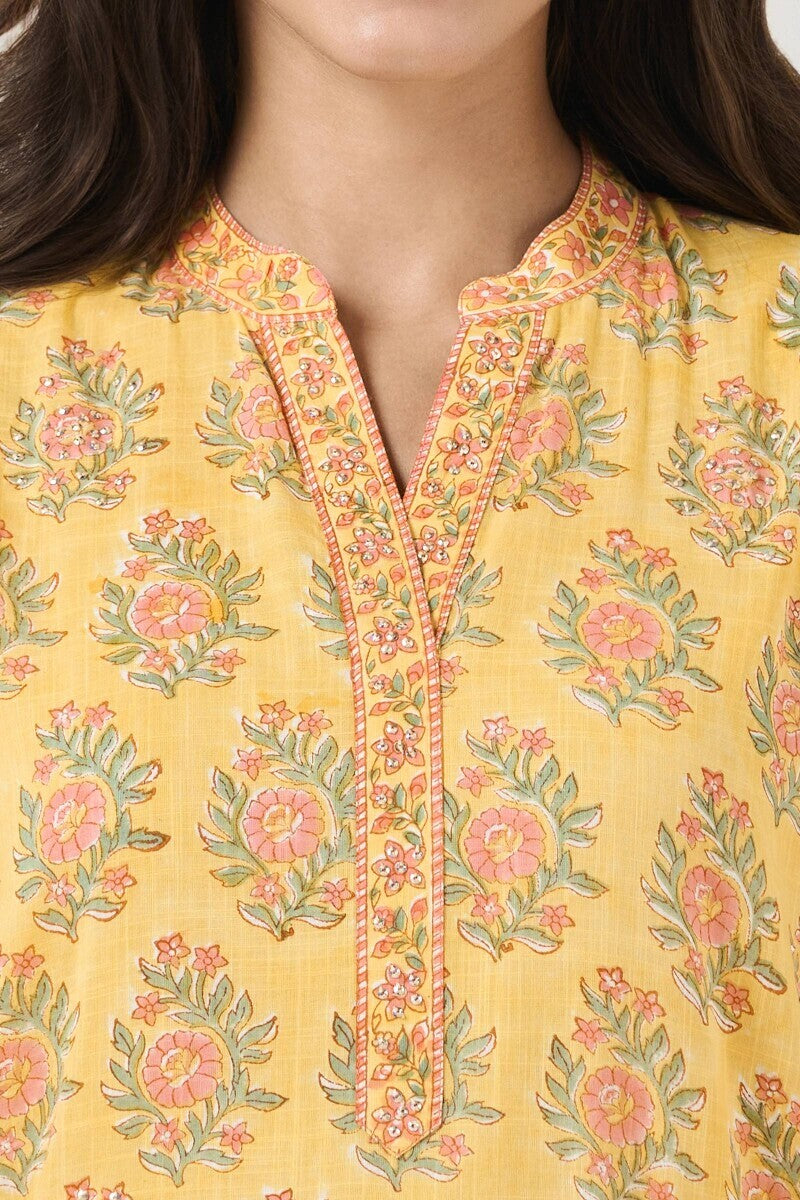 Roz Meher Nizam Sanganeri Short Kurta