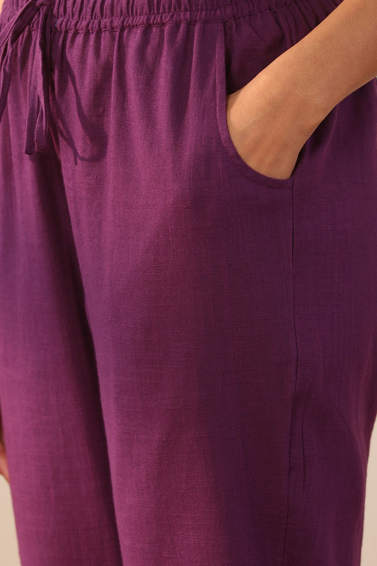 Mehraab Rahida Purple Narrow Pants