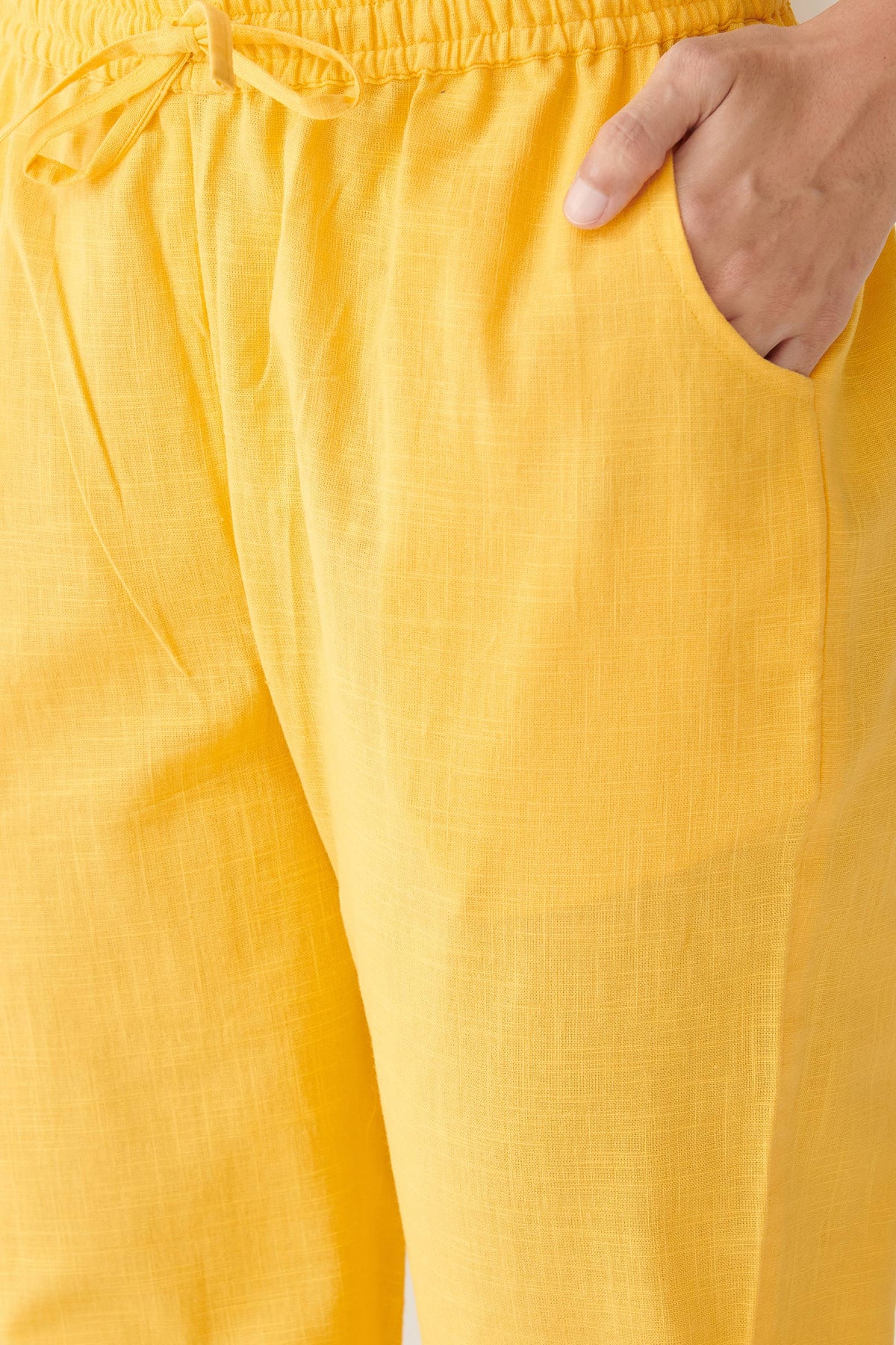 Roza Nadira Yellow Narrow Pants